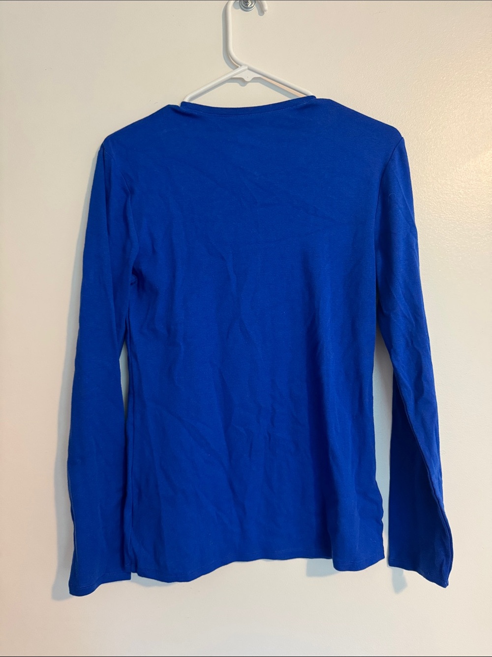 Justice Girls Blue Long Sleeve Crewneck Tee - Picture 2 of 2